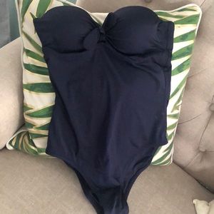 J. Crew strapless bathing suit
